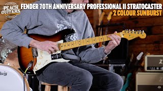 No TalkingJust Tones  Fender 70th Anniversary American Professional II Stratocaster [upl. by Kittie]