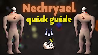 Nechryael Bursting Quick Slayer Guide  OSRS [upl. by Eedahs]