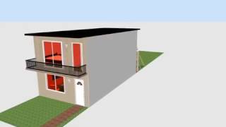 Casa 5x10 Mts 50 m2  House 5x10 [upl. by Silberman]