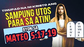 SI CRISTO PALA ANG TUTUPAD NG KAUTUSAN HINDI MGA SABADISTA [upl. by Ennaerb]