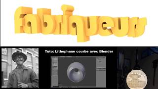 Tuto Imprimer une photo en 3D  modeliser une lithophanie courbe avec blender [upl. by Yahiya791]