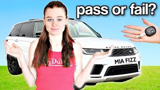 Mia Takes Her Driving Test PASS OR FAIL  Family Fizz [upl. by Jennine]