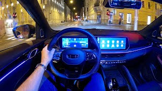 New GEELY COOLRAY 2024  NIGHT POV test DRIVE amp REVIEW 172 HP 15 TD [upl. by Decrem]