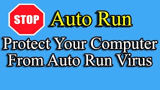 how to disable auto run  protect your computer from auto run virus 2021 [upl. by Enalahs]