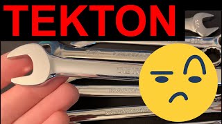 TEKTON Combination Wrenches REVIEW  Not So Great [upl. by Euphemie]