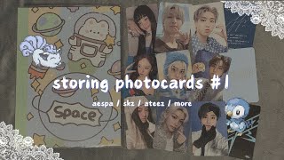 storing photocards 1  stray kids aespa ateez illit amp more [upl. by Chaddie]