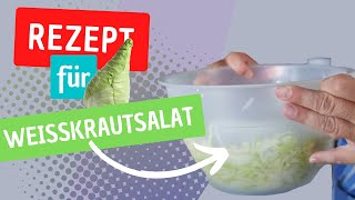 Weißkrautsalat aus Spitzkohl einfach und schnell zubereitet [upl. by Fabi180]