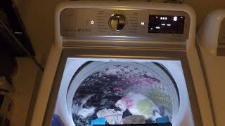 LG Top Load Washer with Turbowash Technology Complete Wash Cycle [upl. by Beekman]