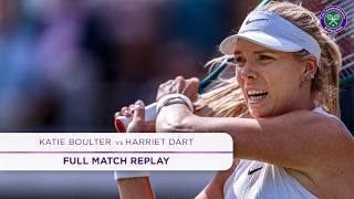 A British classic  Katie Boulter vs Harriet Dart  Full Match Replay  Wimbledon 2024 [upl. by Travax]