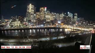 Meteor  Meteorite Calgary Alberta Nov 13 2024 [upl. by Mail926]