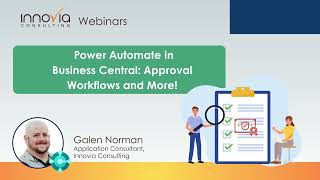 Power Automate in Business Central Approval Workflows and More [upl. by Josefa233]