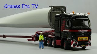 IMC Mammoet MercedesBenz Actros  Nooteboom Super Wing Carrier  Wing by Cranes Etc TV [upl. by Willa]