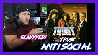 First Time Reaction TRUST Antisocial 80s ROCK SLAYED  Dereck Reacts [upl. by Dieter798]