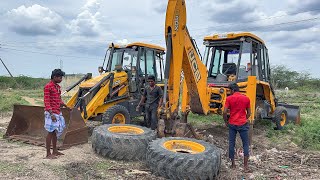 JCB 3DX along Drivers Unexpected Fun events and creates 300 acre Farmland [upl. by Scot446]