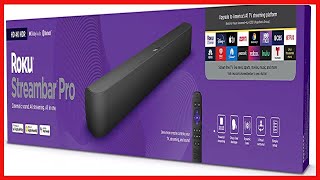 Roku Streambar Pro  4KHDHDR Streaming Media Player amp Cinematic Sound [upl. by Morganstein]