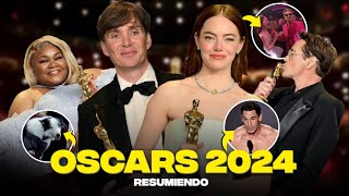 OSCARS 2024 GANADORES y MEJORES MOMENTOS de la GALA [upl. by Ramhaj]