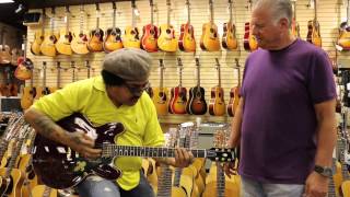 Leo Nocentelli from the Meters stops by Normans Rare Guitars [upl. by Ennayar]