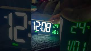 Best Alarm Clock Large Numbers Display  LED review alarm productzone [upl. by Rastus]