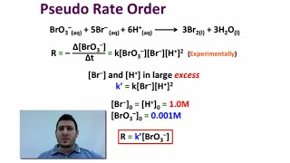 Chemical Kinetics  Pseudo Rate Order [upl. by Lona]