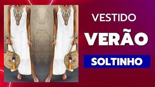 ✅️DIY Como fazer Vestido Verão SoltinhoCostura fácil passo a passo para iniciantes Gisleide Novelo [upl. by Wesla]