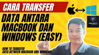 Cara transfer data dari windows ke macintosh No RibetRibet Club [upl. by Enayr]