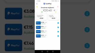 Geld verdienen mit Apps Justplay Auszahlung alle 3 Stunden Spiele spielen [upl. by Kwasi]