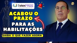 🚨⚖ Telexfree Urgente Fim das Habilitações no processo de falência Saiba o que fazer agora [upl. by Dustman]