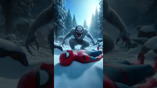 SpiderMan and Elsa Frozen vs Pennywise fight battle elsafrozen spiderman joker animals [upl. by Tehcac]