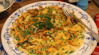 Mon OMELETTE AUX GIROLLES  De saison   Un délice dAutomne  Mère Mitraille  Gourmandises TV [upl. by Norod]