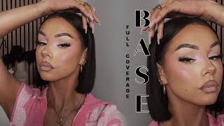 THE BEST BASE YOU WILL EVER HAVE  step by step long lasting full coverage foundation routine [upl. by Finstad]