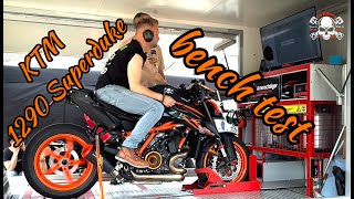 KTM 1290 Superduke R auf dem Prüfstand  test bench [upl. by Llenrahc]