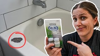 Repair Your Chipped Bathtub With Rustoleum Tub And Tile Touch Up Paint In Minutes [upl. by Llerrut40]