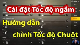 🔫PUBG MOBILE Hướng Dẫn Cài Đặt Tốc độ ngắm Điều chỉnh Tốc độ Chuột ✔ [upl. by Bolger400]