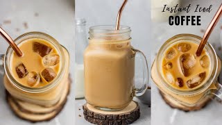 HOW TO MAKE ICED COFFEE QUICK AND EASY RECIPE [upl. by Thamora]