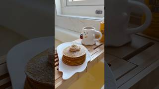 Fall morning routine 🍂🥞 fall asmr aesthetic morningroutine pumpkin pancakes breakfast cozy [upl. by Denae]