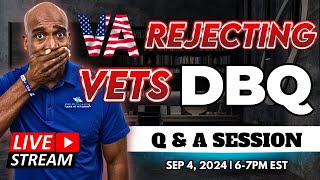 VA Employees Still Rejecting Veterans DBQs and Live Q and A Session  VA Claims [upl. by Kila736]