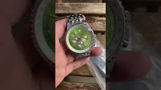 Wrist Watch 072  Breitling Navitimer B01 Chronograph 41 Mint Green Watch [upl. by Hajidak]