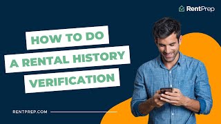 How To Do A Rental History Verification [upl. by Nahtnanhoj]