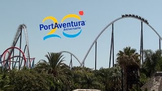 Coaster Addicts  PortAventura 20 Aniversario 2015 [upl. by Ungley]