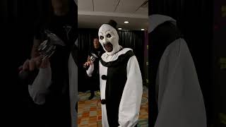 Art the Clown scares fans at GalaxyCon PART 2  David Howard Thornton [upl. by Joerg139]