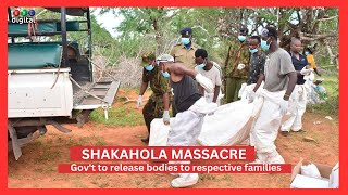 Govt to release 34 Shakahola bodies to respective families [upl. by Lamrouex]