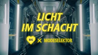 BVG – Licht im Schacht feat Modeselektor  BVGKulturTicket [upl. by Naitirb]