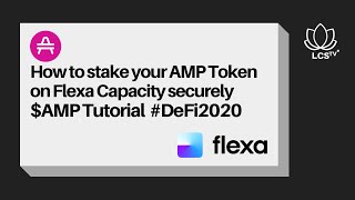 How To Stake Your AMP Token On Flexa Capacity  Step by Step Beginners Tutorial [upl. by Irotal]