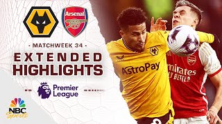 Wolves v Arsenal  PREMIER LEAGUE HIGHLIGHTS  4202024  NBC Sports [upl. by Zoldi]