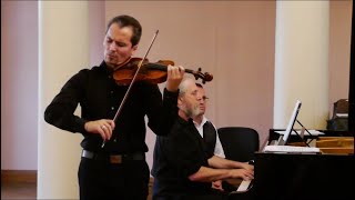 Duo Mark Kovnatskiy and Alan Bern plays Hebrew melody by J Achron [upl. by Eirrot823]