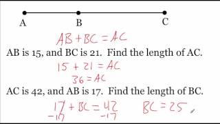 Geometry 12 Using Segments and Congruence [upl. by Vihs]