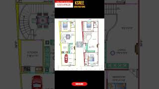 Duplex House Design For 3BHK 95 SQ YARD  Best Cutting Area Designs  What to do If my plot is cross [upl. by Allene]