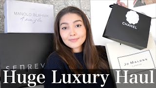 WHAT I BOUGHT IN LONDON 🇬🇧 LV EXCHANGE AND NEW BAGS Chanel Yuzefi Manolo Blahnik Senreve etc [upl. by Anida]