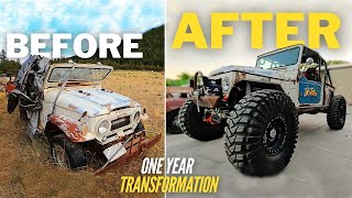 Controversial Build That Turned This Forgotten FJ45 Into The Ultimate Rock Crawler [upl. by Eimmot]