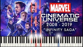 Marvel Studios INFINITY SAGA  The Piano Medley [upl. by Berkman508]